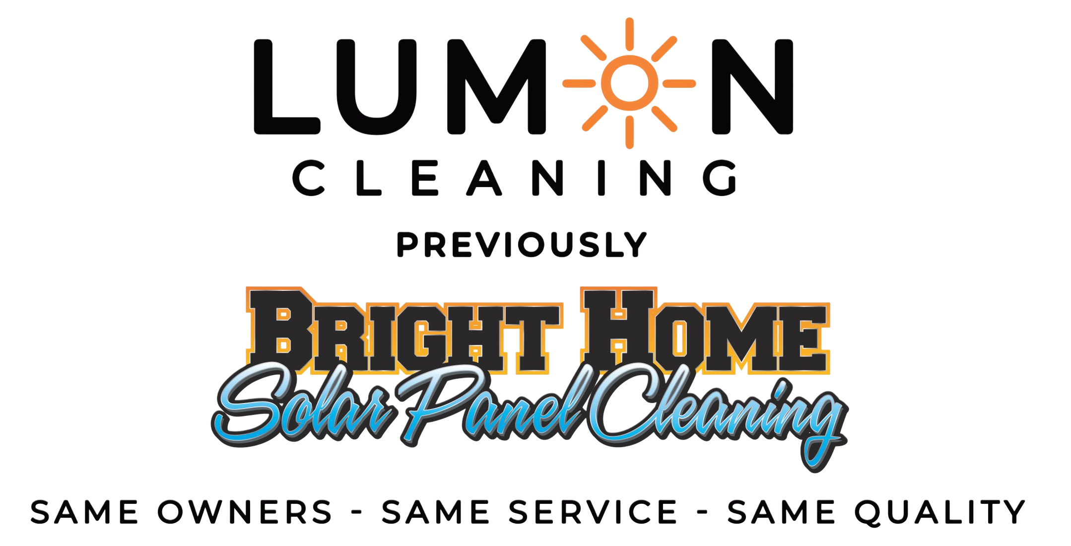 Lumon Cleaning Previously Bright Home Solar Cleaning Solar Panel Cleaning Logo Transparent BG 1