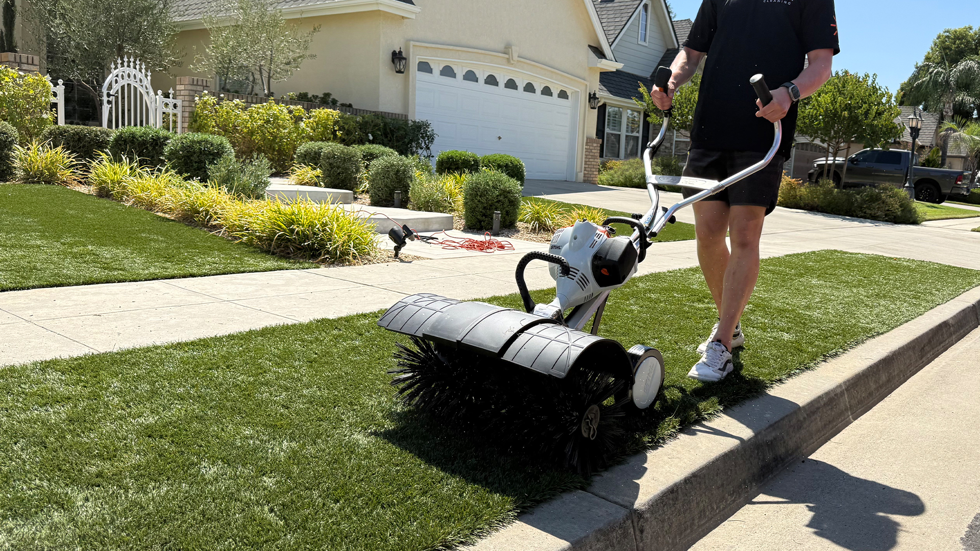 Lumon Cleaning Fresno CA Synthetic Turf Cleaning 5