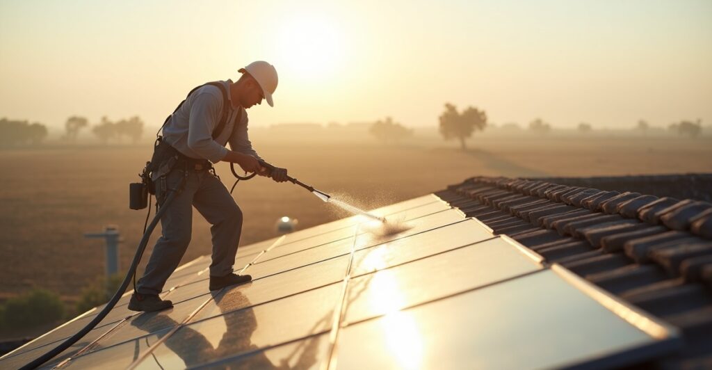 How much does it cost to clean solar panels