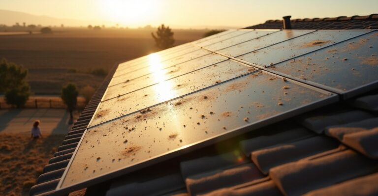 dirty solar panels efficiency