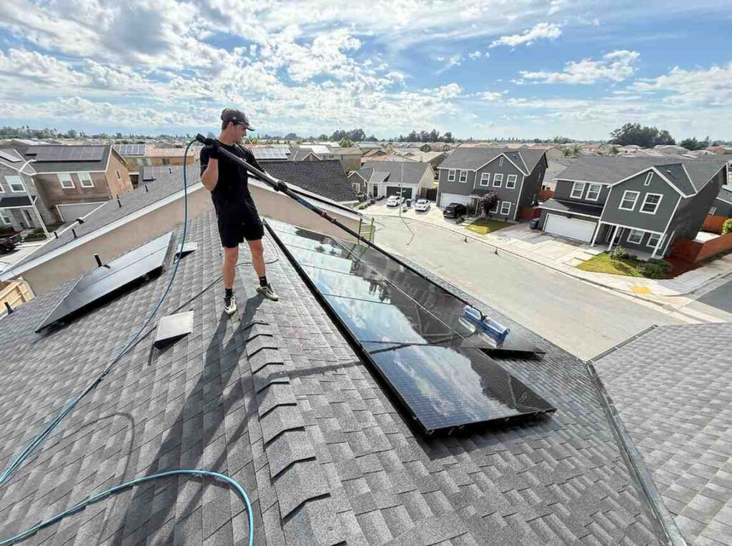what is solar panel cleaning