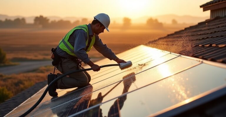 what is solar panel cleaning